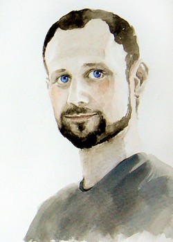 Aquarell Porträt (1) — 12x17cm Aquarell auf Papier 2010